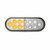 6" Amber Turn & Marker to White Auxiliary LED Oval Light