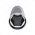 33mm X 3-1/4" Chrome Plastic Tall Nut Covers With Flange - Push-On (Box of 20)