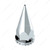 Chrome Pointed Rear Axle Cover With 33mm Spike Thread-on Nut Cover
