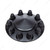 Matte Black Pointed Front Axle Cover With 33mm Thread-on Nut Cover