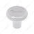 "Tractor" Deluxe Aluminum Screw-On Air Valve Knob With Stainless Plaque - Pearl White "Tractor" Deluxe Aluminum Screw-On Air Valve Knob With Stainless Plaque - Pearl White