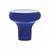 Deluxe Aluminum Screw-On Air Valve Knob With Stainless Tractor Plaque - Indigo Blue