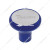 Deluxe Aluminum Screw-On Air Valve Knob With Stainless Tractor Plaque - Indigo Blue Deluxe Aluminum Screw-On Air Valve Knob With Stainless Tractor Plaque - Indigo Blue