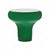 Deluxe Aluminum Screw-On Air Valve Knob With Stainless Tractor Plaque - Emerald Green