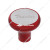 Deluxe Aluminum Screw-On Air Valve Knob With Stainless Tractor Plaque - Candy Red Deluxe Aluminum Screw-On Air Valve Knob With Stainless Tractor Plaque - Candy Red