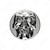 Chrome Skull Air Valve Knob