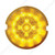 17 LED Watermelon Cab Light - Amber LED/Amber Lens