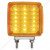 39 LED Reflector Double Face Turn Signal Light (Driver) - Amber & Red LED/Amber & Red Lens