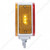 39 LED Reflector Double Face Turn Signal Light (Driver) - Amber & Red LED/Amber & Red Lens