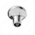 1/2"-13 Thread-On Gearshift Knob With USA Flag Sticker - Chrome