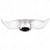Die-Cast Bull Horn Hood Ornament - Chrome