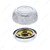 18" Chrome 4 Spoke Steering Wheel With Hub & Horn Button Kit For Peterbilt (1998-2005) & Kenworth (2001-2002)
