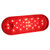Hi Count® Oval LED Stop Tail Turn Lights Red w/ Clear Lens