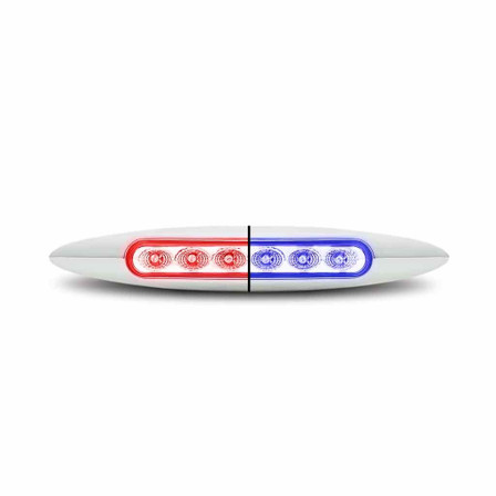 6" Red Marker to Blue Auxiliary Slim LED Light 6" Red Marker to Blue Auxiliary Slim LED Light