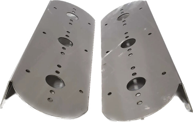 Kenworth Stainless Front 15'' Air Cleaner Radius Light Bracket Kenworth Stainless Front 15'' Air Cleaner Radius Light Bracket