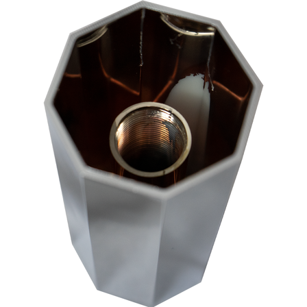 33mm OCTAGON LUG NUT COVER THREAD ON – 5″