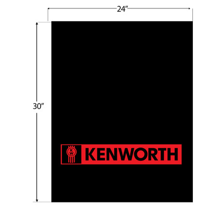 24″ x 30″ KENWORTH LOGO MUD FLAP – RED 24″ x 30″ KENWORTH LOGO MUD FLAP – RED