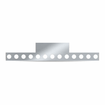 Reverse T-Bar Panel – 13 x 4” Holes | 304 Stainless Steel Reverse T-Bar Panel – 13 x 4” Holes | 304 Stainless Steel