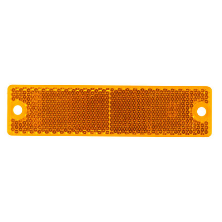 YLW PLASTIC RECT REFLECTOR ..MINI STICK-ON RECTANG YLW PLASTIC RECT REFLECTOR ..MINI STICK-ON RECTANG