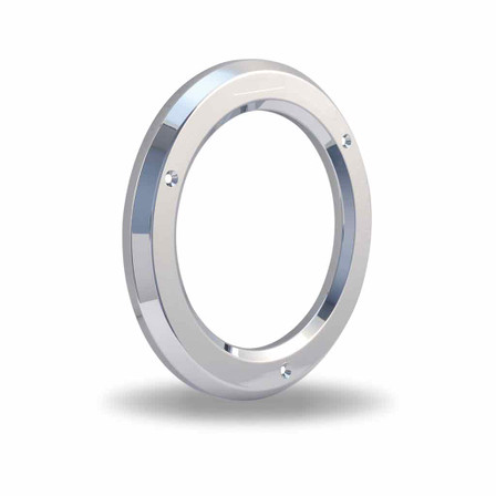 Bezel - 4" Chrome Plastic - No Visor