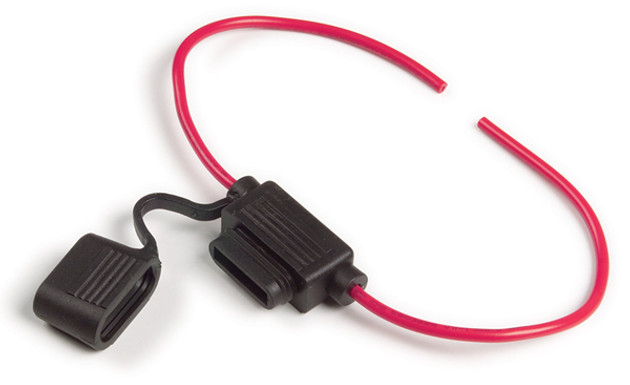 MINI ATO FUSEHOLDER, 20 AMP, 14 GA W CAP