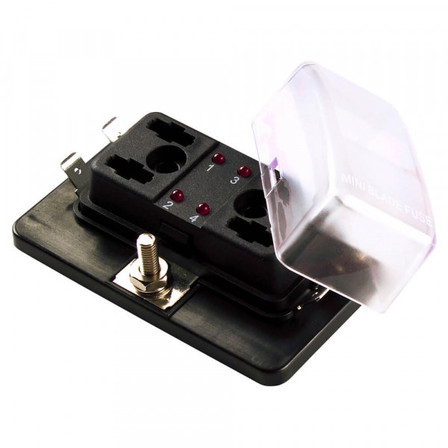 LED FUSE PANEL, ATO/ATC, 4 SLOT & COVER LED FUSE PANEL, ATO/ATC, 4 SLOT & COVER