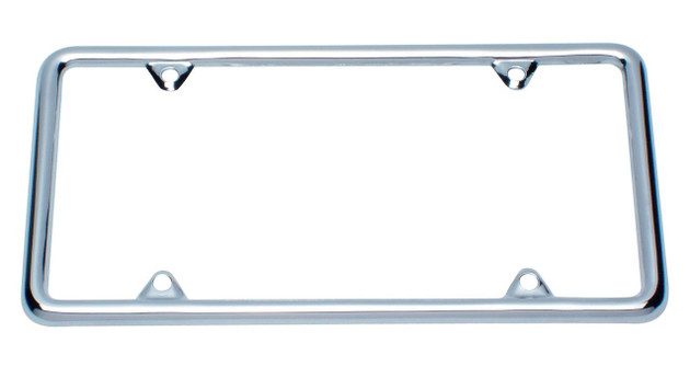 SLIM CHROME LICENSE PLATE FRAME