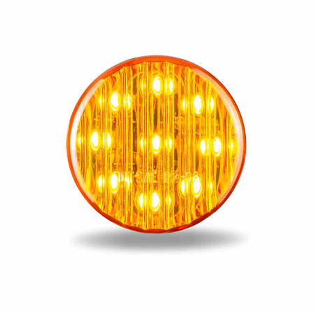 2" Amber Clearance Marker Round LED Light