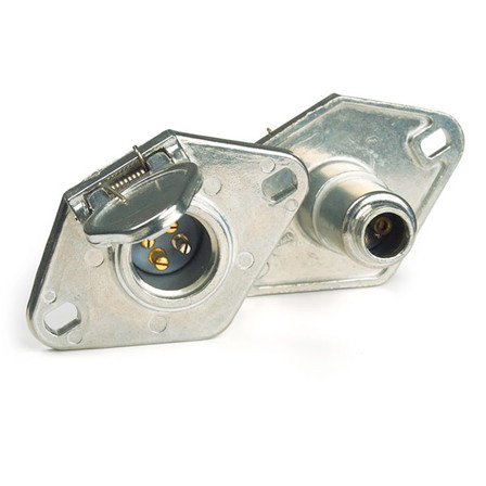 Heavy Duty 4-Way Connector - Socket with Enclosed Terminals