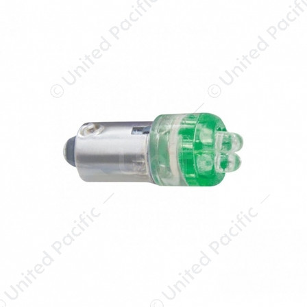 4 Micro LED 1893 Type Bulb - Green (2-Pack)