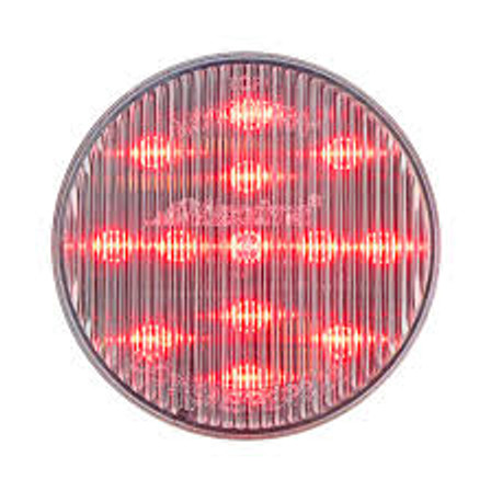 2 1/2" Round P2/P3 Red Clear Lens