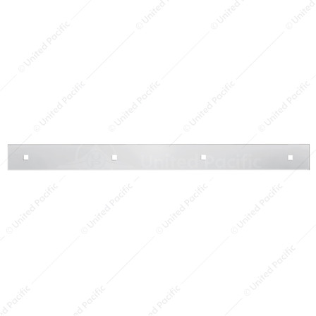 2" X 24" 304 Stainless Steel Top Mud Flap Plate - Bolt Thru