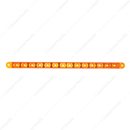 14 LED 12" Turn Signal Light Bar - Amber LED/Amber Lens