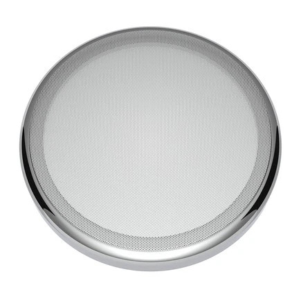 Chrome 7- " Round Speaker Cover For Peterbilt 389