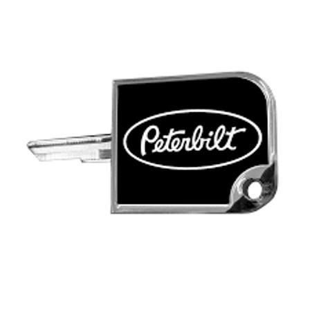 Rectangular Small Key Cover PB Oval Logo Black 190