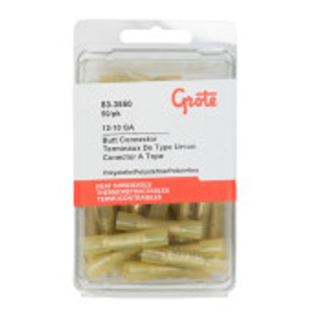 HEAT SHRINK BUTT, 12-10 GA, PK 50