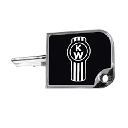 Rectangular Small Key Cover KW Logo Black 190