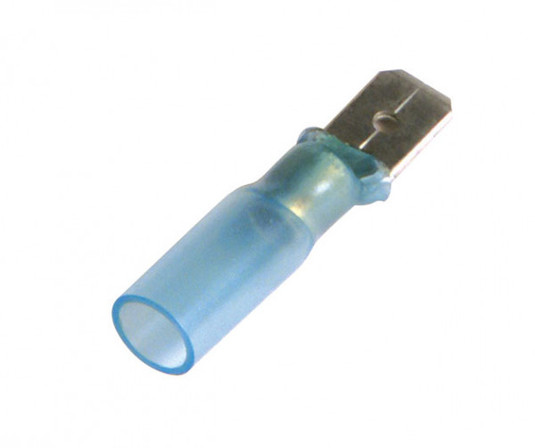 HEAT SHRINK QUICK DISCONNECT,..16-14 GA, MALE, .25 HEAT SHRINK QUICK DISCONNECT,..16-14 GA, MALE, .25