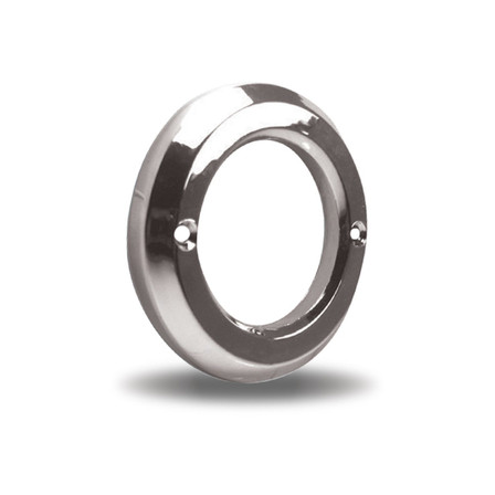 2" CHROME PLASTIC "SCREW ON" BEZEL