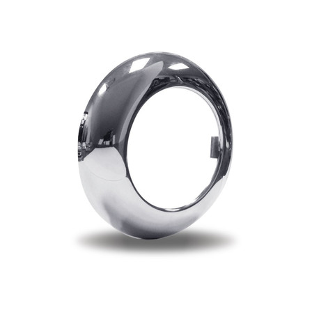 2" CHROME PLASTIC "LOCK ON" BEZEL