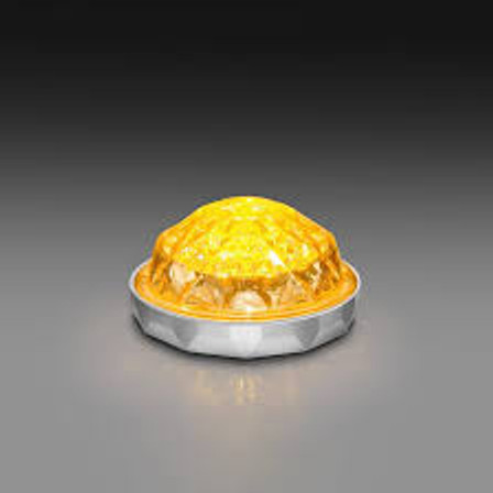 LOW PROFILE  WATERMELON AMBER LEDS / CLEAR LENS JE