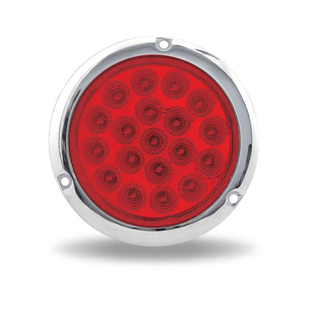 4" Red Stop, Turn & Tail Flange Mount LED Light 4" Red Stop, Turn & Tail Flange Mount LED Light