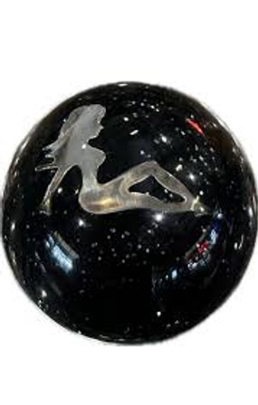 Chrome Lady Black Shift Knob Chrome Lady Black Shift Knob