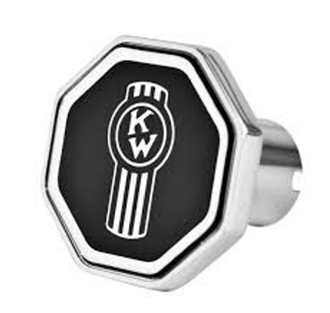 Kenworth Old Logo Octagon Knob Black190