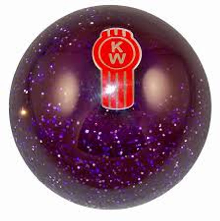 Purple Glitter Kenworth Shift Knob