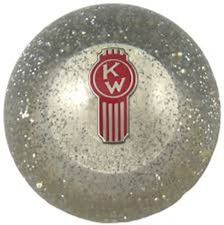 Clear Glitter Kenworth Brake Knob