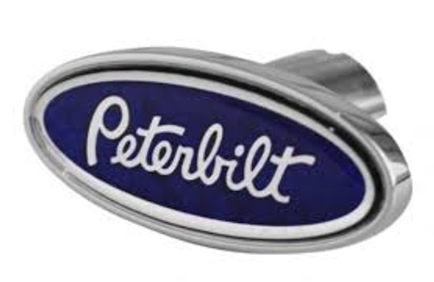 Peterbilt Logo Shape Knob Blue 647
