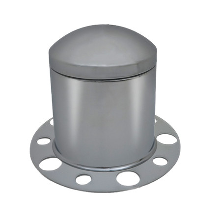 REAR CHROME METAL AXLE COVER – ROUND