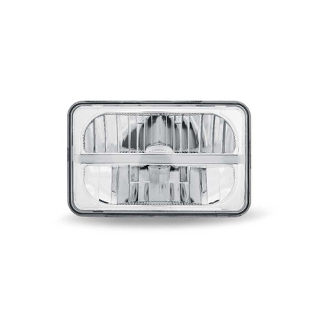 4" x 6" High Beam LED Reflector Headlight (Chrome)