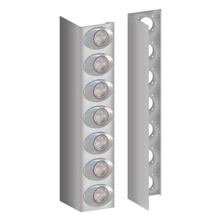 KW. FRONT AIR CLEANER KIT - 14 CLEAR G2 LEDS KW. FRONT AIR CLEANER KIT - 14 CLEAR G2 LEDS